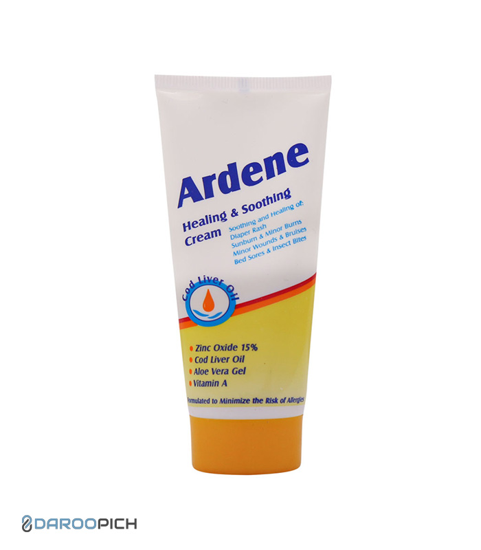 Ardene-Healing-And-Soothing-Cream-50ml.jpg کرم روغن کبد ماهی ضد سوختگی پای بچه آردن - تصویر 1