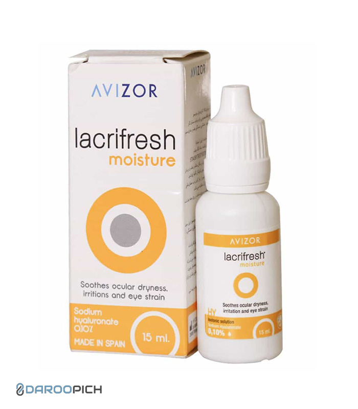 Avizor-Lacrifresh-Moisture-Eye-Drop-15ml.jpg قطره اشک مصنوعی لکری فرش آویزور 15 میلی لیتر - تصویر 1