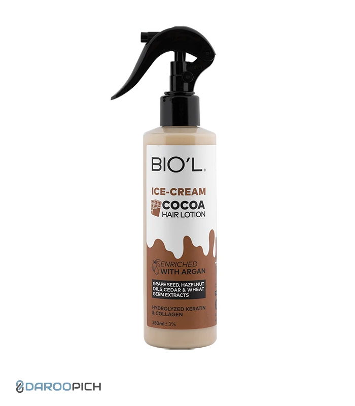 Biol-Chocolate-Hair-Mask.webp لوسیون مو بستنی شکلاتی بیول - تصویر 1