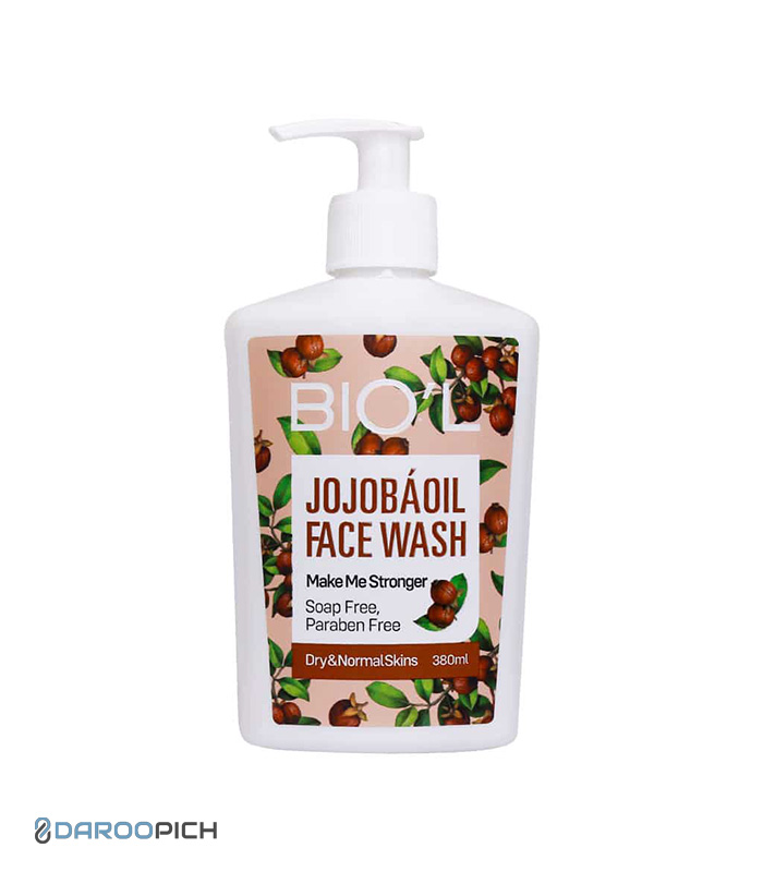 Biol-Face-Wash-Cream-Gel-For-Normal-And-Dry-Skin.jpg کرم ژل شستشوی صورت روغن جوجوبا بیول - تصویر 1