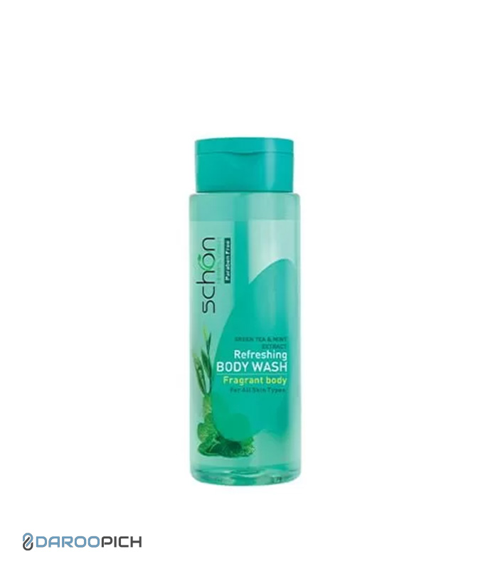 Body-Wash-Green-Tea-Mint-jpg.jpg شامپو بدن کرمی چای سبز و نعناع شون - تصویر 1