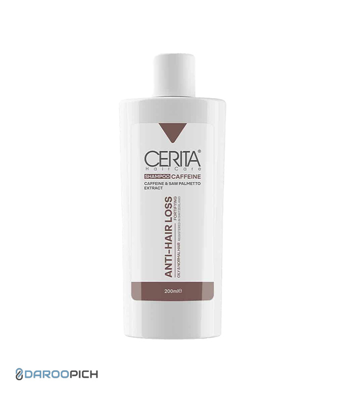 Cerita-Caffeine-Shampoo.jpg شامپو کافئین مناسب مو چرب و معمولی سریتا - تصویر 1