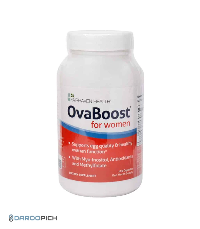 Fairhaven-Health-Ova-Boost-120-Capsules-For-Women.webp اوا بوست فیرهون هلث برای خانم ها - تصویر 1