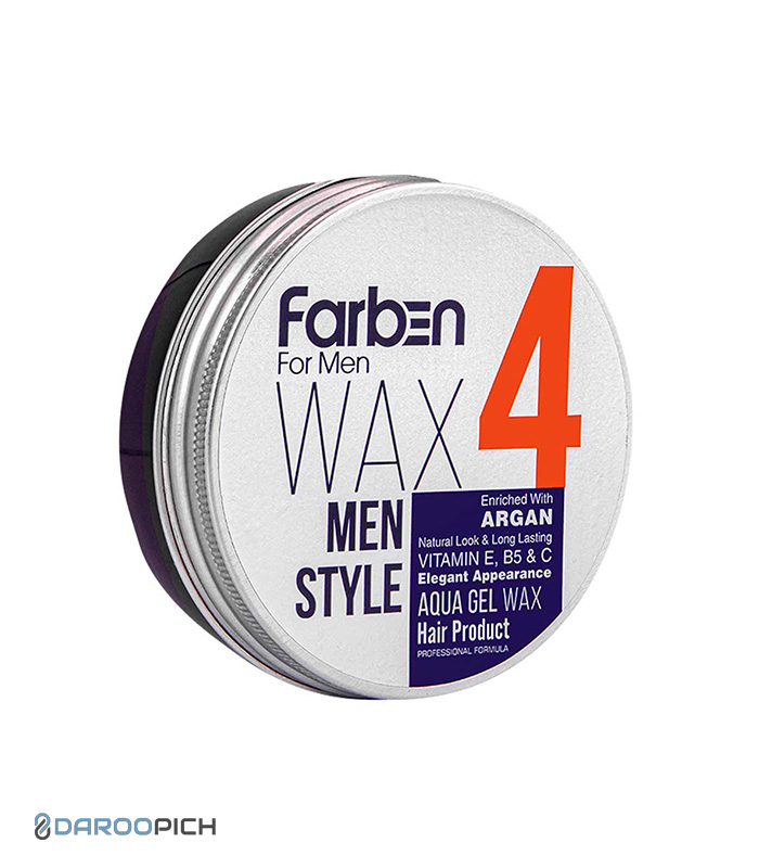 Farben-Wax-Hair-Product-For-Men-150.jpg واکس مو آکوا مردانه شماره 4 فاربن - تصویر 1