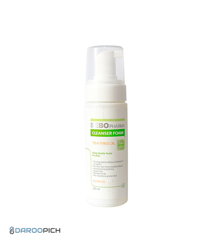 My-Sebo-Pharma-Cleansing-Foam-150-Ml.jpg فوم پاک کننده سبوفارما مای حجم 150 میلی لیتر - تصویر 1