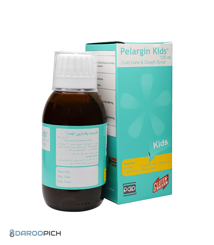 Pars-Gita-Darou-Pelargin-Kids-Syrup-120.jpg شربت پلارژین کیدز پارس گیتا دارو 120 میلی لیتر - تصویر 1