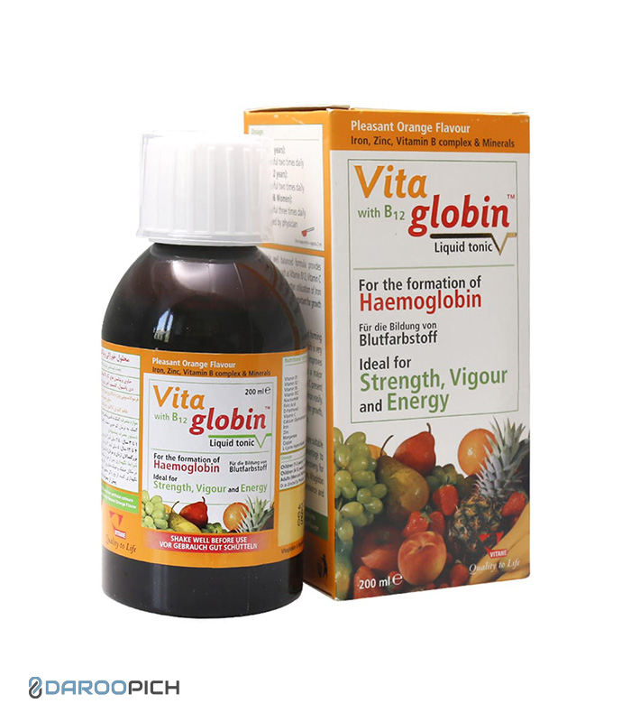 Vitane-Pharma-Vitaglobine-Liquid-Tonic.jpg شربت ویتاگلوبین ویتان 200 میلی لیتر - تصویر 1