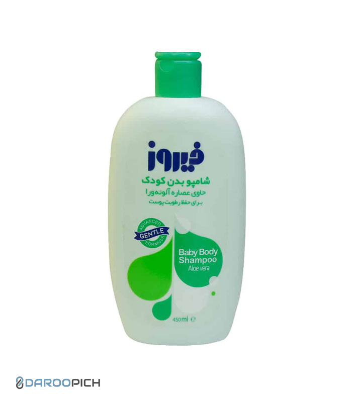 firooz-baby-body-shampoo-450mil.jpg شامپو بدن کودک فیروز حاوی عصاره آلوئه ورا - تصویر 1