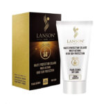 کرم ضدآفتاب بی رنگ مولتی اکشن لانسون SPF50 مناسب پوست‌های خشک 40 میلی‌لیتر