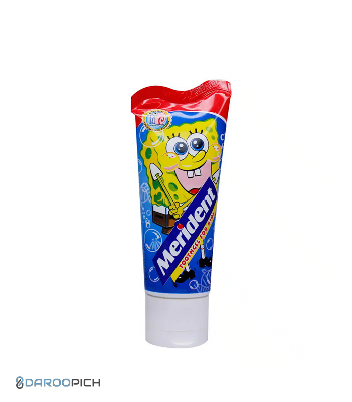merident-kids-toothpaste-spongebob.jpg خمیر دندان کودک باب اسفنجی مریدنت - تصویر 1