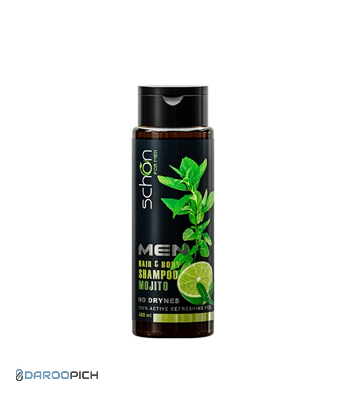 mojito-hair-body-shampoo-n.jpg شامپو سر و بدن مردانه موهیتو شون 400 میلی لیتر - تصویر 1