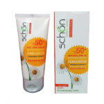 کرم محافظ آفتاب +SPF50 بدون رنگ مناسب پوست خشک تا معمولی شون